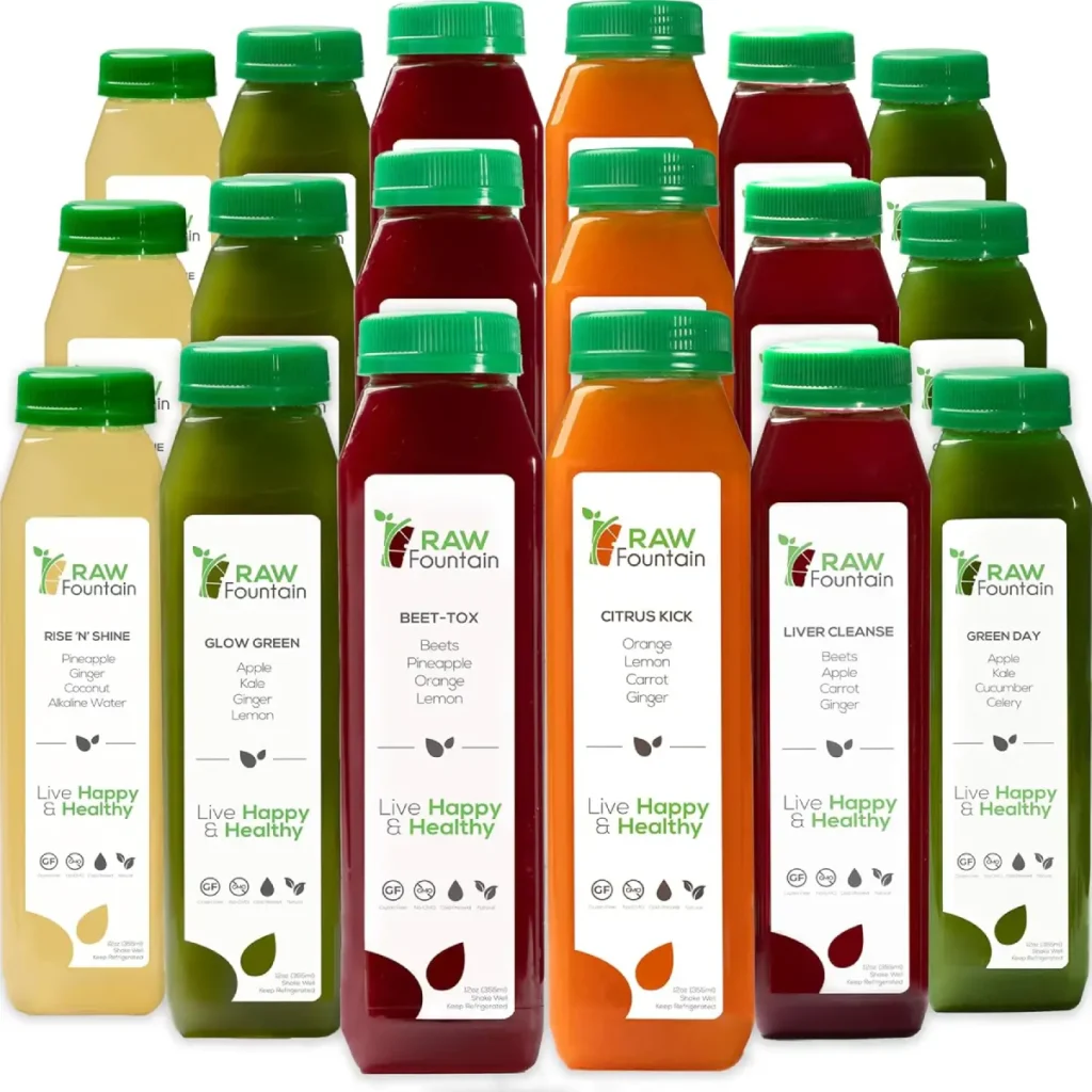 Raw Fountain 3-Day Juice Cleanse