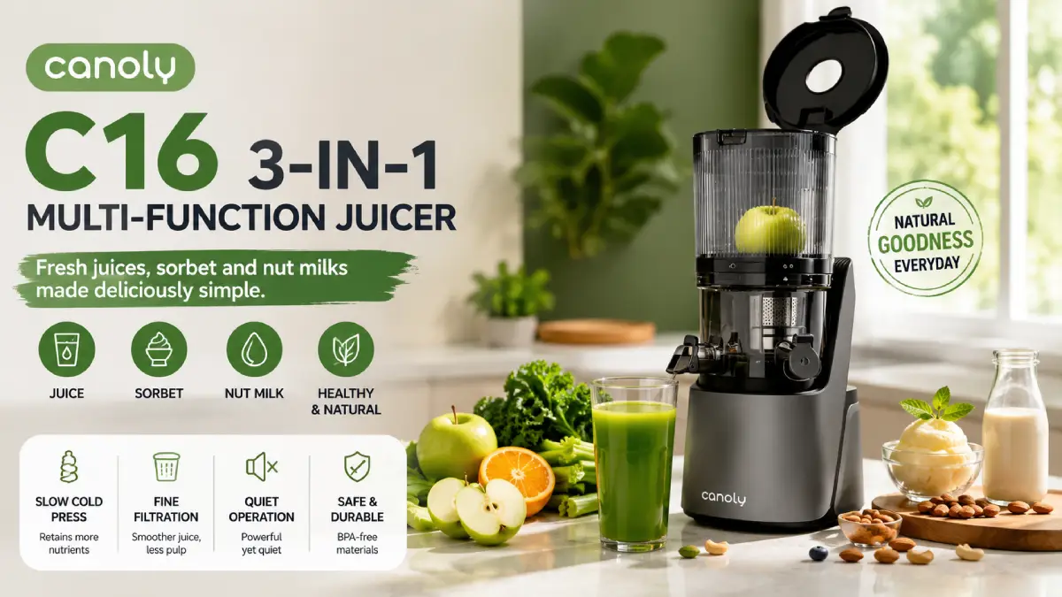 Canoly C16 Cold Press Juicer Review