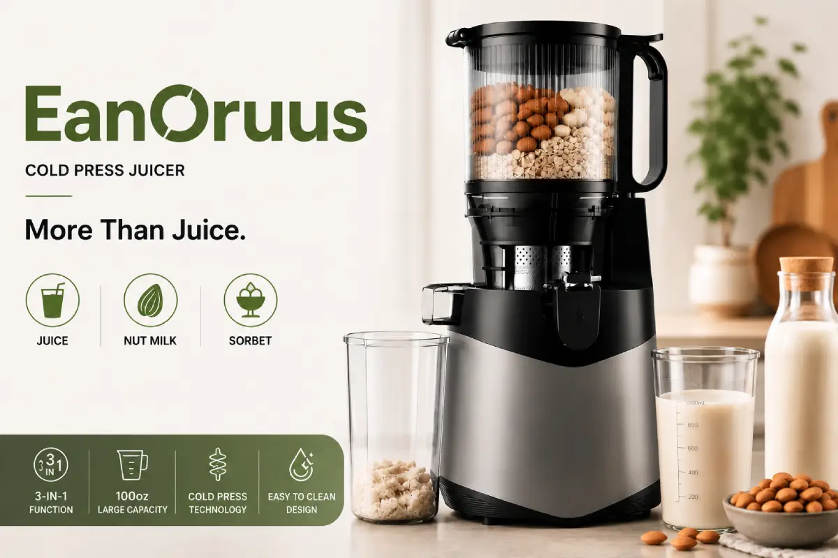 EanOruus Cold Press Juicer